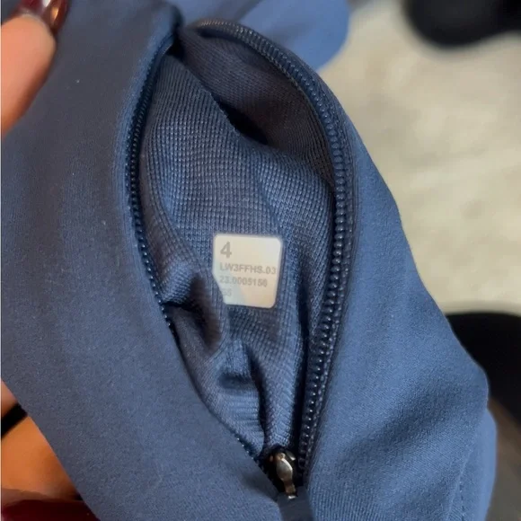 Lululemon Define Cropped Jacket *Nulu Pitch Blue Size 4 - Picture 4 of 5